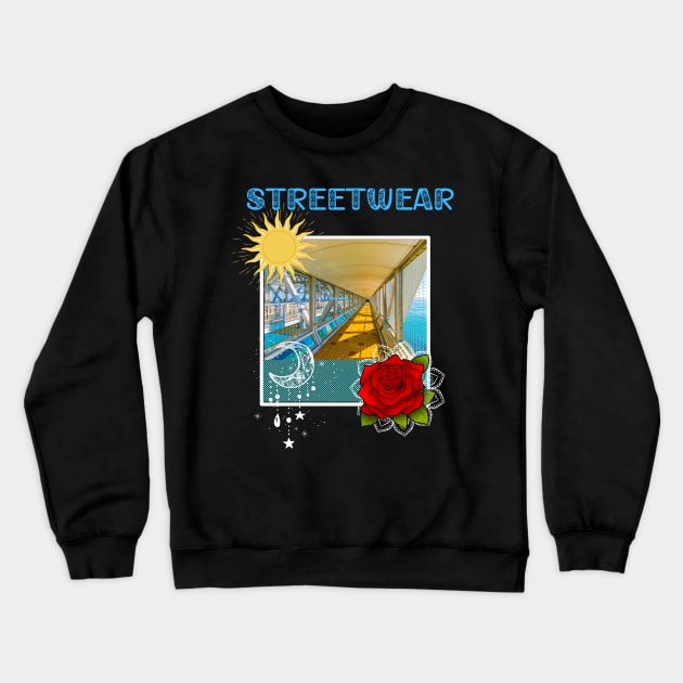 Urban Wear Design Crewneck Sweatshirt by TASKARAINK